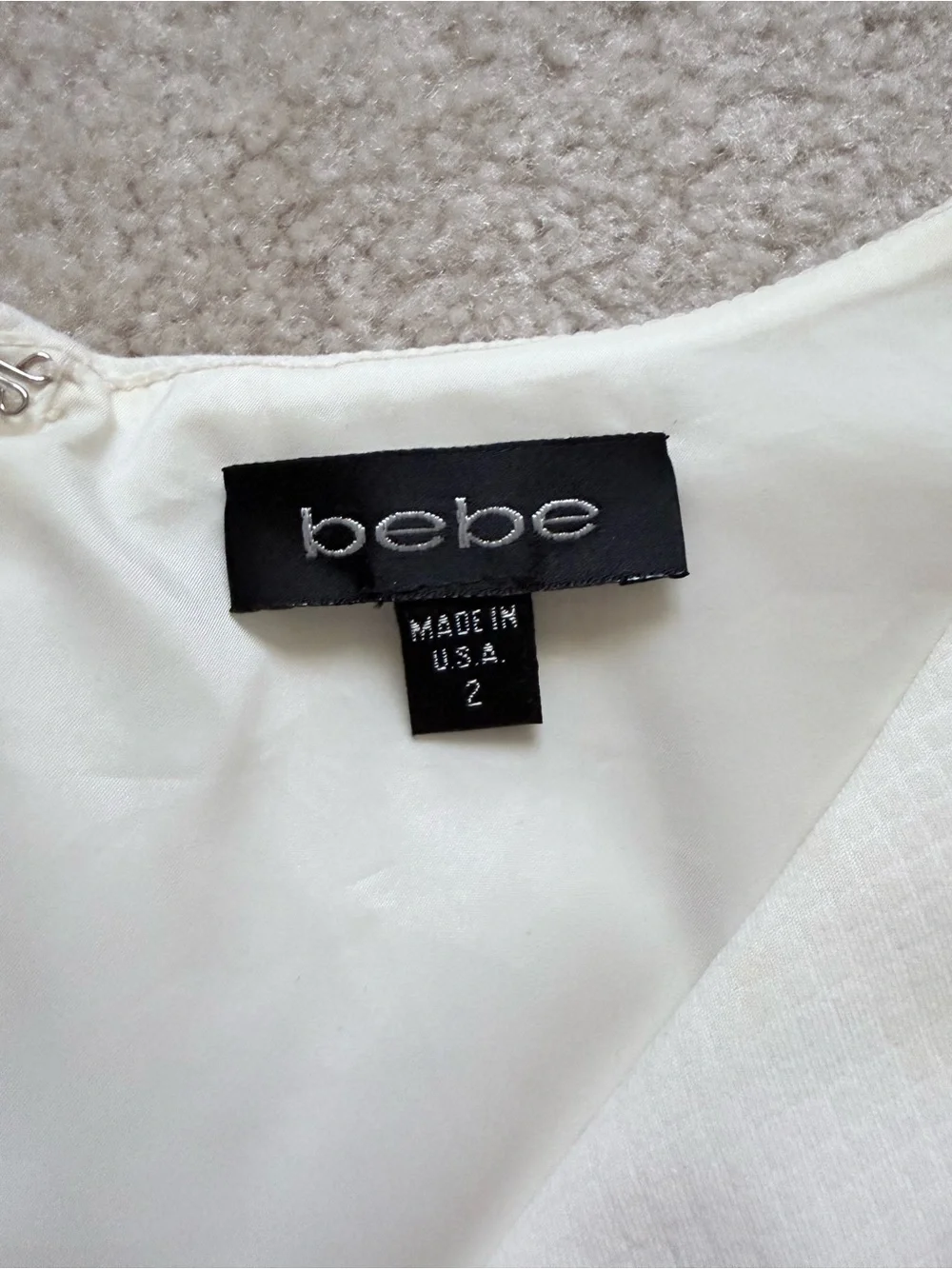 Bebe White Mini Dress - Picture 4 of 5